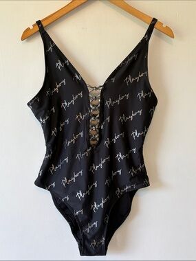 Women's Playboy One Piece Swimsuit Y2K Vibes